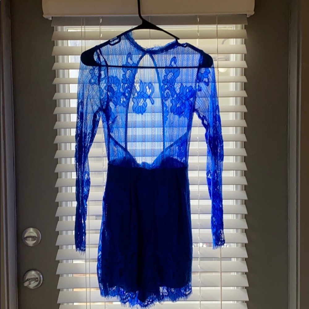 Blue romper